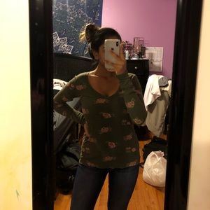 Floral Delia’s shirt